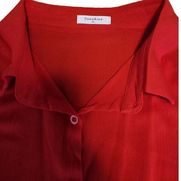 Sunbine Red blouse XL - Picture 4 of 4